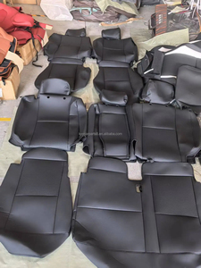 Fundas de Asiento de Cuero Genuino de Lujo para 5 Plazas, Personalizadas para <span class=keywords><strong>Lexus</strong></span> IS <span class=keywords><strong>ES</strong></span> LS NX LX 2004-2018, Cojines Delanteros y Traseros - Product Image 5