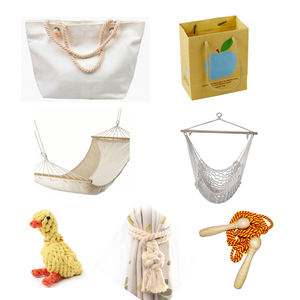 10 मिमी पुनर्नवीनीकरण मोटी कार्बनिक 100% कपास रस्सी 6 मिमी - Product Image 6