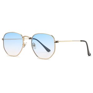 Gafas de Sol Modernas de Alta Calidad, Clásicas y de Lujo para Hombre y Mujer, con Lentes Degradados, Logotipo Personalizado, Montura Ovalada de Metal Retro 2025 - Product Image 1