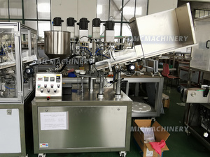 Tự động tay Kem niêm phong mỹ phẩm Lotion Kem đánh răng mỡ dán nhựa mềm ống Máy chiết rót - Product Image 5