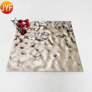 Cl257 304 Prijs Wandpanelen Waterrimpel Gehamerde Kleur Decoratieve Roestvrijstalen Plaat Te Koop - Product Image 5