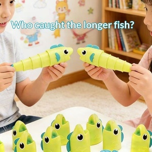 Jeu de pêche Battle Master télescopique en plastique, <span class=keywords><strong>jouet</strong></span> éducatif de bureau pour enfants, pour comparer les longueurs - Product Image 5