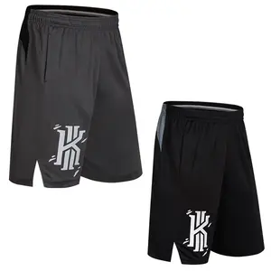 Wholesale Kyrie Irving Basketball Shorts Pants Running Fitness Sports Pants Over Knee Quick Drying Men'S Five Point Shorts
