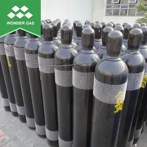 Harga Kompetitif Tabung Gas Nitrogen Baja Tekanan Tinggi 40L 6m3, Silinder Gas Nitrogen untuk Mengisi Kemasan Makanan