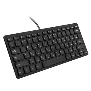 <span class=keywords><strong>Mini</strong></span> teclado ultrafino para portátil <span class=keywords><strong>K1000</strong></span>, Popular, Universal, con cable USB, para ordenador de oficina, portátil, tableta, teclados, goma cereza, Rusia - Product Image 5