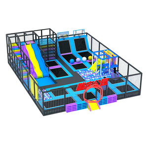 <span class=keywords><strong>Parc</strong></span> de trampolines intérieur Ledi de grande taille pour adultes et enfants, taille personnalisable, capacité de 500 personnes, aire de jeux pour <span class=keywords><strong>parc</strong></span> d'attractions - Product Image 2