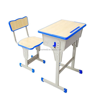 Zoshine - Bureau d'étude moderne réglable en hauteur pour étudiants, ensemble chaise et bureau ergonomique avec tiroir de rangement, écologique - Meilleures ventes