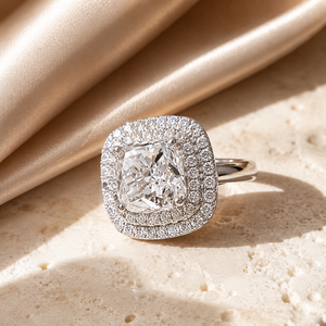 Anello quadrato con artiglio di tigre per donna, gioielli alla moda scintillanti - Product Image 5