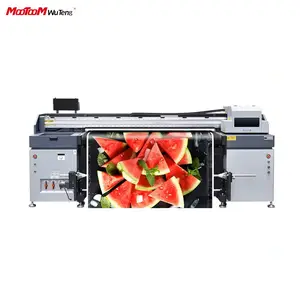 China Mootoom 1.8m wide format UV hybrid Printer wallpaper/Leather/soft film printing machine
