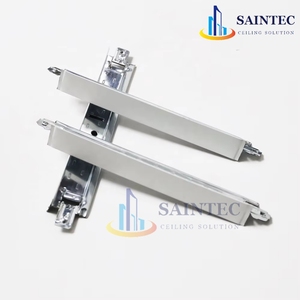 Sistema de Rejilla para Techo Falso de Acero Galvanizado T24 Moderno e Ignífugo, Accesorios de Alta Resistencia, Rejilla en T Saintec - Product Image 5