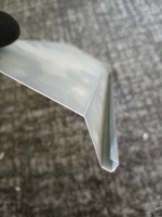 Borde de Goteo para Estuco de 7/8 Pulgadas, Longitud de 10 Pies, Barra de Metal Galvanizado Personalizada para Evitar Fugas de Agua en el Alféizar de la Ventana