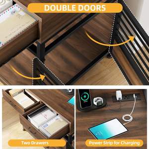 Muebles de caja para perros de alta calidad con estantes de almacenamiento y enchufes Venta loca <span class=keywords><strong>por</strong></span> tiempo limitado para sala de estar - Product Image 6