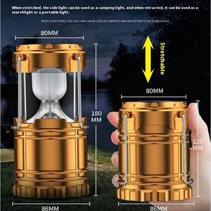Portable USB Charge Cheval LED Solaire Camping Lumière pour Activités De Plein Air Décor À La Maison Voiture <span class=keywords><strong>Tour</strong></span> - Product Image 3