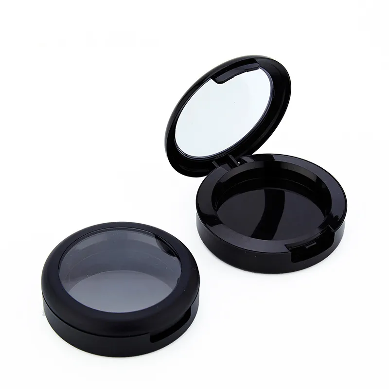 Manufacturers Single Layer Round Highlight Skylight Buckle Blush Box Makeup Packaging Material Eye Shadow Eyeshadow Compact
