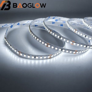 ติดตั้งง่าย ไฟ LED Strip รุ่น BHJ-2835-160D ขนาด 8 มม. PCB DC24V 6W/M 3000K 4000K 6500K ซิลิโคนแบบยืดหยุ่น สำหรับใช้ภายในอาคาร - Product Image 1