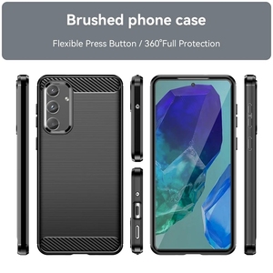 <span class=keywords><strong>Precio</strong></span> barato a prueba de golpes peso ligero textura de fibra de carbono funda de teléfono para Samsung <span class=keywords><strong>Galaxy</strong></span> M55 funda de TPU suave - Product Image 4