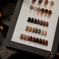Youse Premium French Luxury 10 Couleurs 15ml Vernis Gel Solide UV LED Non Toxique en Bouteille Nude Marron Mocha Neutre pour Ongles