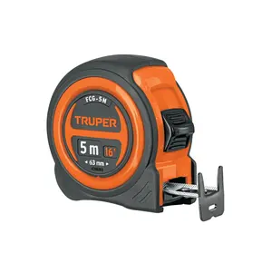 BOÎTE DE 6 Rubans à mesurer compacts résistants aux chocs, 5 m, ruban de 19 mm, TRUPER - Product Image 1