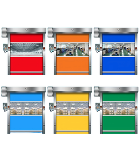 Porte rapide industrielle à détection <span class=keywords><strong>radar</strong></span> en PVC pour atelier, à enroulement rapide et pratique - Product Image 3