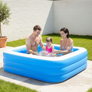 <span class=keywords><strong>Piscine</strong></span> gonflable familiale en PVC, grande, pliable, pour jardin, intérieur et extérieur, pour adultes et enfants, prix d'usine - Product Image 4