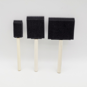 Master D11046 cepillos de limpieza de esquina cepillo de espuma 1 '', 2'', 3 '', 4'' con mango de madera - Product Image 3