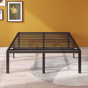 WEKIS Residential Project Metal Platform Twin <b>Bed</b> Frame Modern Queen King Size Iron <b>Double</b> Steel Slats Metal <b>Bed</b> - Product Image 3