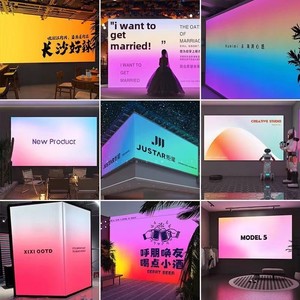 Colore dinamico cambia LED Batten Light Box IP65 nominale gradiente cartello per <span class=keywords><strong>abbigliamento</strong></span> da <span class=keywords><strong>donna</strong></span> da uomo rettangolo appeso per - Product Image 6