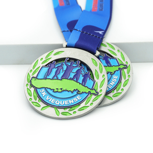 Pallavolo powerlifting ginnastica inciso 3d premier music medal run bike ciclismo medaglia sport league medaglia con nastri - Product Image 2