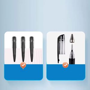 Suministros de Punta de Gel Estándar Europeo 0.5 para Jeringa, Tinta al Agua de Carbono Roja, Negra y Azul para Bolígrafo Signature - Product Image 4