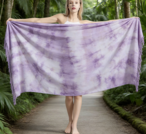 Pareo Hawaiano a Prezzo all'Ingrosso, Sarong da Spiaggia con Motivo Foglie di Palma Tropicale, Asciugatura Rapida, Lavalava, Abbigliamento da Spiaggia, Dropshipping - Product Image 1