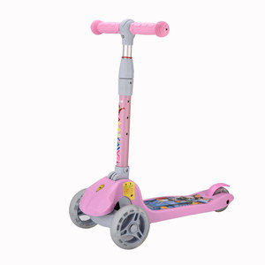 Mode avant citron vert jaune 3 roues enfants Scooter réglable Durable léger Kick Scooter pour les moments de plaisir en plein air - Product Image 5