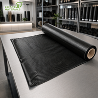 Rollo de Tela de Fibra de Carbono 3K Twill, 200 g/m², 1000 mm de Ancho, Tela de Fibra de Carbono Tejida de Alta Resistencia para Refuerzo Industrial y Automotriz