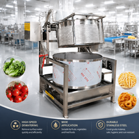 Essoreuse centrifuge haute vitesse 1400 tr/min en acier inoxydable 304 pour légumes, fruits, laitue, chou, salade et chips de pommes de terre