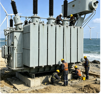 Rainbow SZ11-63000/35 3 Fazlı 35kV 63000kVA Ultra Büyük Yağlı Tip Saf Bakır Sargılı Yüklü Tepkili Anahtarlı 50/60Hz Trafo