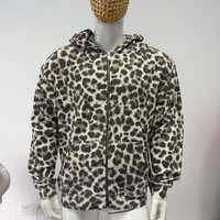 Sweat à capuche zippé court pour homme, style streetwear, coupe oversize, en tissu gaufré épais, impression sérigraphiée, haute qualité OEM