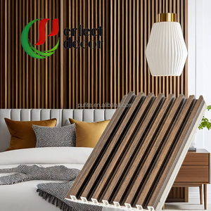 Paneles de Revestimiento Interior Modernos de WPC, Plástico Ecológico, Acanalados y Laminados, para Decoración de Interiores - Product Image 1