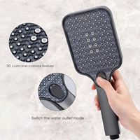Douche à main carrée moderne et pommeau de douche pluie en plastique ABS à prix de gros