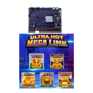 HET5.1 Vertical Multi-Game Ultra Hot <span class=keywords><strong>Mega</strong></span> Link 6 en 1, Tableros de Previsualización de Habilidades, Pinball Operado con Monedas, Inglés, PVC, Batería de Litio - Product Image 1