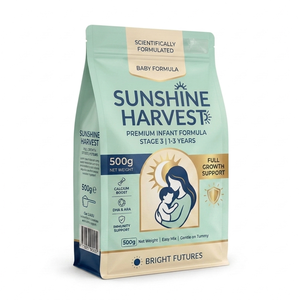Custom Printed Food Grade 1kg Aluminum Foil Flat Bottom <strong>Bag</strong> Resealable Zipper Moisture Proof Octagonal Seal Milk Powder <strong>Bag</strong> - Product Image 3