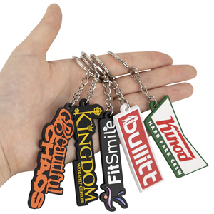 Tùy chỉnh thiết kế <span class=keywords><strong>Silicone</strong></span> <span class=keywords><strong>Keychain</strong></span> mềm Quà Tặng 3D 2D cao su PVC Móc chìa khóa - Product Image 1