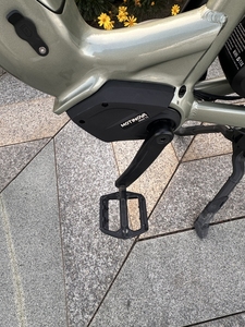 Vélo électrique hybride à <span class=keywords><strong>moteur</strong></span> central, <span class=keywords><strong>tige</strong></span> <span class=keywords><strong>de</strong></span> <span class=keywords><strong>selle</strong></span> extra longue réglable, 2 sièges pour enfants, autonomie <span class=keywords><strong>de</strong></span> 60 km, batterie au lithium, alliage d'aluminium, hydraulique - Product Image 6