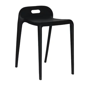プラスチック製スツール椅子小型背の高い積み重ね可能