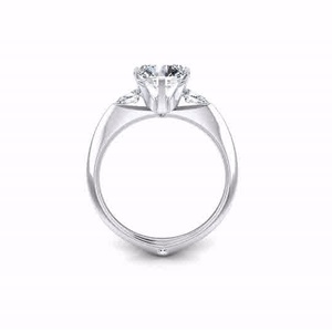 Nouveautés Bague de fiançailles classique en or jaune 18 carats Bijoux élégants pour le mariage des femmes - Product Image 1