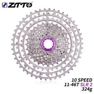 Casete de <span class=keywords><strong>Bicicleta</strong></span> ZTTO MTB de <span class=keywords><strong>10</strong></span> <span class=keywords><strong>Velocidades</strong></span> SLR 11-46T, Relación Amplia, CNC Ultraligero, Piñón Libre para <span class=keywords><strong>Bicicleta</strong></span> de Montaña 10S, Compatible con X0 X9 M610 M78 - Product Image 5