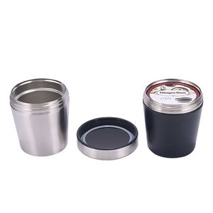16oz 1 Pint Ice Cream Container Stainless Steel Double Wall Vacuum Insulation Keep Cream Cold for 12 Hours - Product Image 6