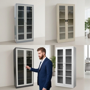 Factory Cheap Price <strong>White</strong> Office <strong>Filing</strong> <strong>Cabinet</strong> Steel Swing Door Storage Steel Home <strong>Cabinet</strong> Within 5 Layers Cupboard - Product Image 5