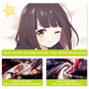 Housse de coussin Dakimakura personnalisée Menhera <span class=keywords><strong>Chan</strong></span>, adorable personnage d'anime pour fille - Product Image 5