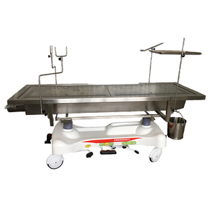 라운드핀 RD-8000S6 고품질 304 스테인레스 스틸 부검 테이블 부검 테이블 법의학 용 부검 - Product Image 1