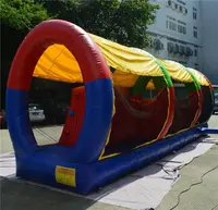 ¡Producto en oferta! Campo de obstáculos inflable, juego de deporte inflable al aire libre para niños y adultos B5008