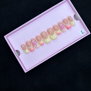 Uñas Acrílicas Artificiales de Lujo de Alta Calidad, 10 Piezas, Diseño Cuadrado de Diamante Hecho a Mano, Juego de Uñas Postizas Personalizadas para Dedos, Marca Privada - Product Image 6